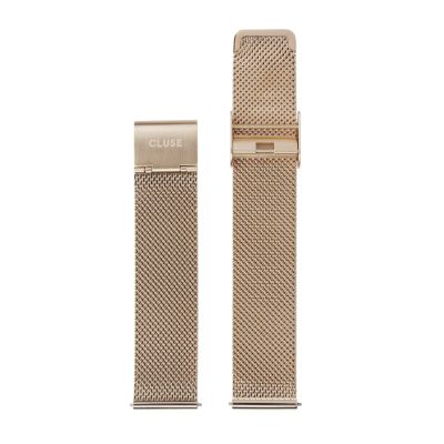 18mm / Lサイズ ステンレスメッシュベルト ローズゴールド / ローズゴールド
