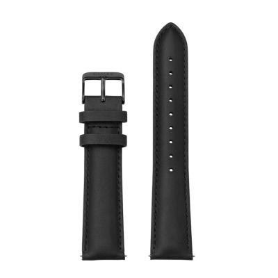 20mm / Men'sサイズ レザーベルト ブラック / ブラック