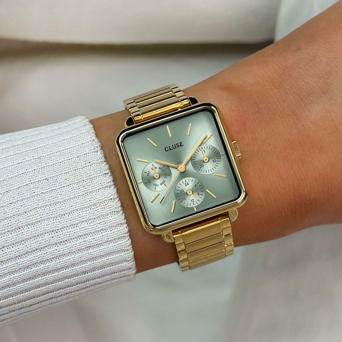 ラ・テトラゴン マルチファンクション セージグリーン ゴールド